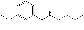 [1-(3-methoxyphenyl)ethyl](3-methylbutyl)amine 구조식 이미지