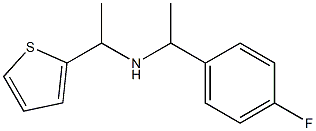[1-(4-fluorophenyl)ethyl][1-(thiophen-2-yl)ethyl]amine 구조식 이미지