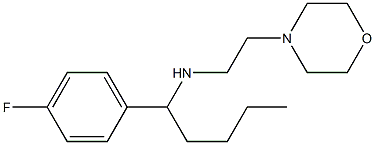 [1-(4-fluorophenyl)pentyl][2-(morpholin-4-yl)ethyl]amine Structure