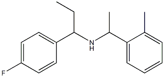 [1-(4-fluorophenyl)propyl][1-(2-methylphenyl)ethyl]amine 구조식 이미지