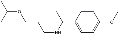 [1-(4-methoxyphenyl)ethyl][3-(propan-2-yloxy)propyl]amine Structure