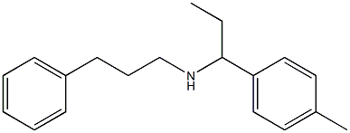 [1-(4-methylphenyl)propyl](3-phenylpropyl)amine Structure