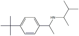 [1-(4-tert-butylphenyl)ethyl](3-methylbutan-2-yl)amine 구조식 이미지