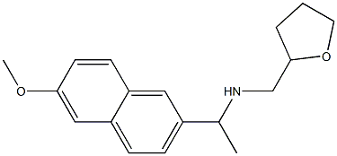 [1-(6-methoxynaphthalen-2-yl)ethyl](oxolan-2-ylmethyl)amine 구조식 이미지