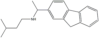 [1-(9H-fluoren-2-yl)ethyl](3-methylbutyl)amine 구조식 이미지