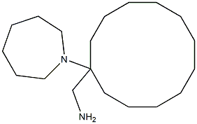 [1-(azepan-1-yl)cyclododecyl]methanamine 구조식 이미지