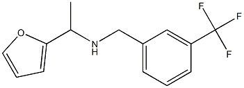 [1-(furan-2-yl)ethyl]({[3-(trifluoromethyl)phenyl]methyl})amine 구조식 이미지