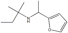 [1-(furan-2-yl)ethyl](2-methylbutan-2-yl)amine 구조식 이미지