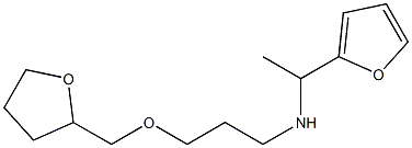 [1-(furan-2-yl)ethyl][3-(oxolan-2-ylmethoxy)propyl]amine Structure