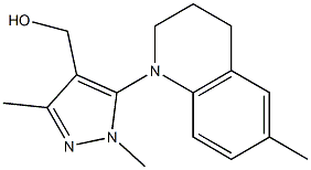 [1,3-dimethyl-5-(6-methyl-1,2,3,4-tetrahydroquinolin-1-yl)-1H-pyrazol-4-yl]methanol 구조식 이미지