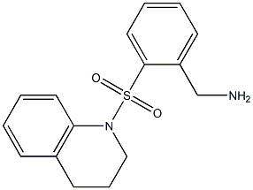 [2-(1,2,3,4-tetrahydroquinoline-1-sulfonyl)phenyl]methanamine Structure