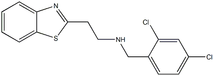 [2-(1,3-benzothiazol-2-yl)ethyl][(2,4-dichlorophenyl)methyl]amine 구조식 이미지