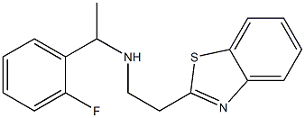 [2-(1,3-benzothiazol-2-yl)ethyl][1-(2-fluorophenyl)ethyl]amine Structure