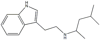 [2-(1H-indol-3-yl)ethyl](4-methylpentan-2-yl)amine 구조식 이미지