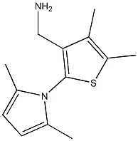 [2-(2,5-dimethyl-1H-pyrrol-1-yl)-4,5-dimethylthien-3-yl]methylamine Structure