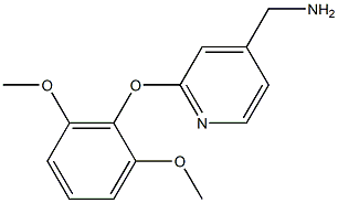 [2-(2,6-dimethoxyphenoxy)pyridin-4-yl]methylamine 구조식 이미지