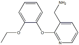 [2-(2-ethoxyphenoxy)pyridin-3-yl]methylamine Structure