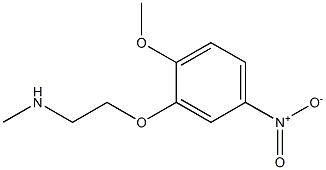 [2-(2-methoxy-5-nitrophenoxy)ethyl](methyl)amine 구조식 이미지