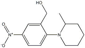 [2-(2-methylpiperidin-1-yl)-5-nitrophenyl]methanol Structure