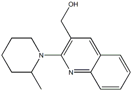 [2-(2-methylpiperidin-1-yl)quinolin-3-yl]methanol 구조식 이미지