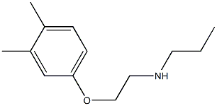 [2-(3,4-dimethylphenoxy)ethyl](propyl)amine 구조식 이미지