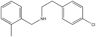 [2-(4-chlorophenyl)ethyl][(2-methylphenyl)methyl]amine Structure