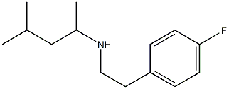 [2-(4-fluorophenyl)ethyl](4-methylpentan-2-yl)amine Structure