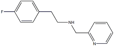 [2-(4-fluorophenyl)ethyl](pyridin-2-ylmethyl)amine Structure