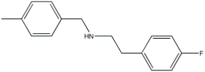 [2-(4-fluorophenyl)ethyl][(4-methylphenyl)methyl]amine 구조식 이미지