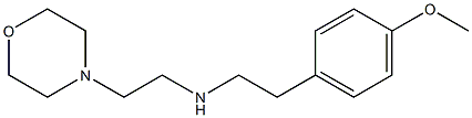 [2-(4-methoxyphenyl)ethyl][2-(morpholin-4-yl)ethyl]amine Structure