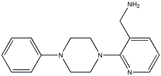[2-(4-phenylpiperazin-1-yl)pyridin-3-yl]methanamine Structure