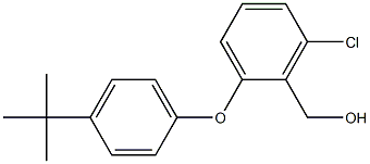 [2-(4-tert-butylphenoxy)-6-chlorophenyl]methanol 구조식 이미지