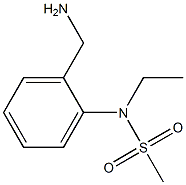 [2-(aminomethyl)phenyl]-N-ethylmethanesulfonamide 구조식 이미지