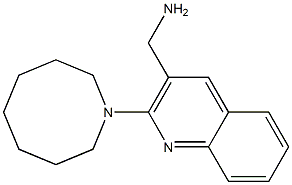 [2-(azocan-1-yl)quinolin-3-yl]methanamine Structure