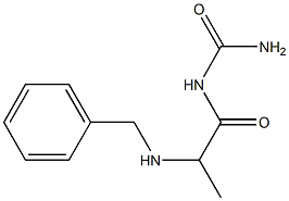 [2-(benzylamino)propanoyl]urea 구조식 이미지