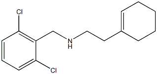 [2-(cyclohex-1-en-1-yl)ethyl][(2,6-dichlorophenyl)methyl]amine Structure