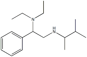 [2-(diethylamino)-2-phenylethyl](3-methylbutan-2-yl)amine 구조식 이미지