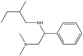 [2-(dimethylamino)-1-phenylethyl](2-methylbutyl)amine Structure