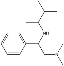 [2-(dimethylamino)-1-phenylethyl](3-methylbutan-2-yl)amine Structure