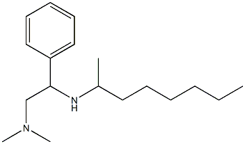 [2-(dimethylamino)-1-phenylethyl](octan-2-yl)amine 구조식 이미지