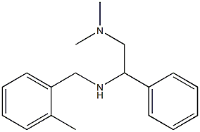 [2-(dimethylamino)-1-phenylethyl][(2-methylphenyl)methyl]amine 구조식 이미지