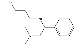 [2-(dimethylamino)-1-phenylethyl][3-(methylsulfanyl)propyl]amine Structure