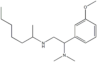 [2-(dimethylamino)-2-(3-methoxyphenyl)ethyl](heptan-2-yl)amine Structure
