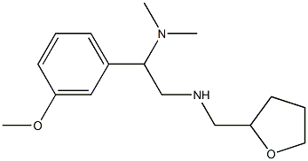 [2-(dimethylamino)-2-(3-methoxyphenyl)ethyl](oxolan-2-ylmethyl)amine 구조식 이미지