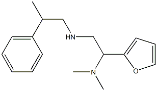 [2-(dimethylamino)-2-(furan-2-yl)ethyl](2-phenylpropyl)amine Structure