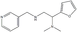 [2-(dimethylamino)-2-(furan-2-yl)ethyl](pyridin-3-ylmethyl)amine Structure