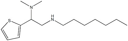 [2-(dimethylamino)-2-(thiophen-2-yl)ethyl](heptyl)amine 구조식 이미지