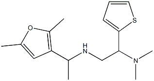 [2-(dimethylamino)-2-(thiophen-2-yl)ethyl][1-(2,5-dimethylfuran-3-yl)ethyl]amine Structure