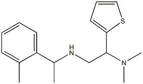 [2-(dimethylamino)-2-(thiophen-2-yl)ethyl][1-(2-methylphenyl)ethyl]amine Structure