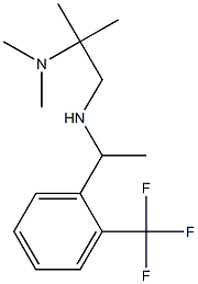 [2-(dimethylamino)-2-methylpropyl]({1-[2-(trifluoromethyl)phenyl]ethyl})amine Structure